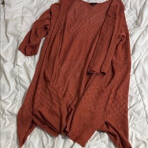 Torrid Brown Cardigan Sweater with Relaxed Fit